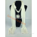 Factory direct sale popular pendant jewelry scarf with tassel